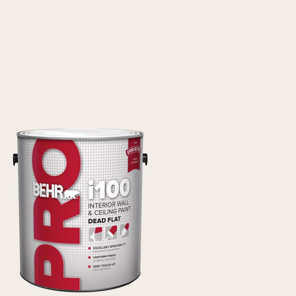 BEHR PRO 1 gal. RDW10 New House White Dead Flat Interior Paint