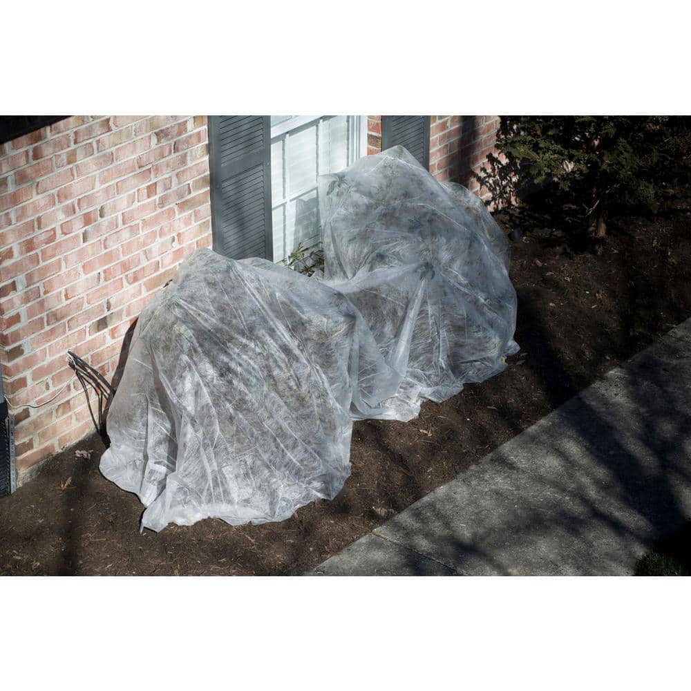 10 ft x 15 ft White Reusable Protective Garden Cover