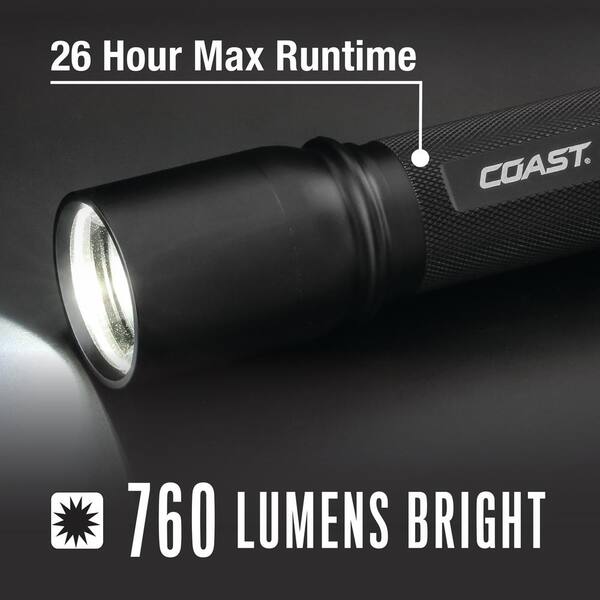 Coast HP8R 1000 Lumens LED Rechargeable Focusing Flashlight 21299 - The Home