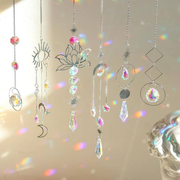 thumbnail image 2 of 20-Inch Stainless Steel Ball Chains - 4 Pack With Hooks For Stained Glass & Decorations 2 of 10