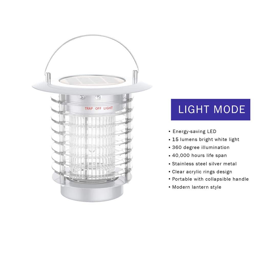 Rain Gear Life Lantern Super Bright Light Camping Patio Silver Brand New