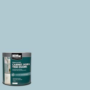 1 qt. #S470-2 Gentle Sea Semi-Gloss Enamel Interior/Exterior Cabinet, Door & Trim Paint