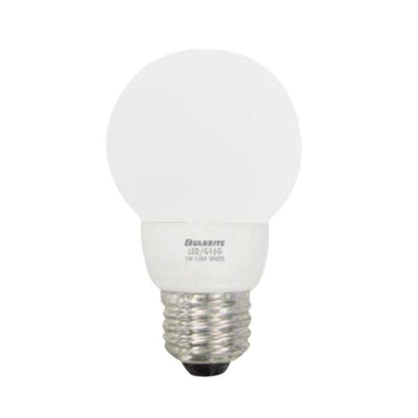 Bulbrite 1W Equivalent Bright White (2700K) G16 LED Light Bulb (5-Pack)