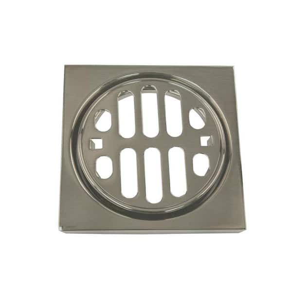 1.75 in. - 3 in. Walk-in Shower Stall Drain Protector Hair Catcher  Stainless Steel Finish