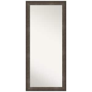 Dappled Light Bronze 29.5 in. W x 65.5 in. H Non-Beveled Modern Rectangle Wood Framed Full Length Floor Leaner Mirror