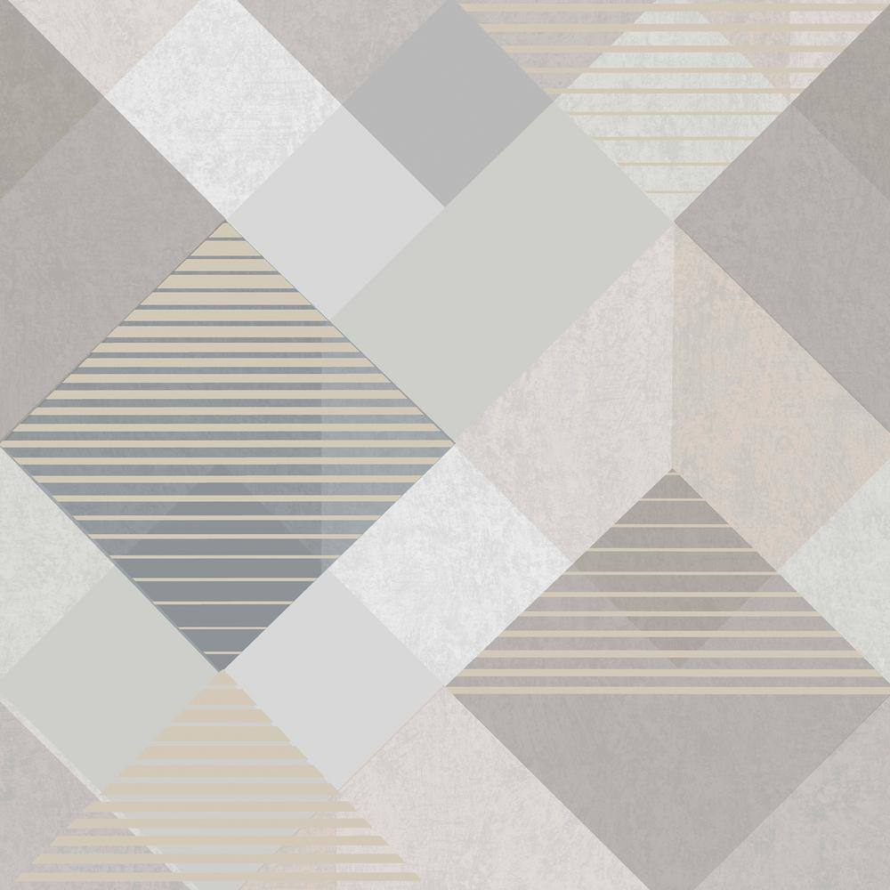 Superfresco Easy Kaleidoscope Champagne Removable Wallpaper Sample