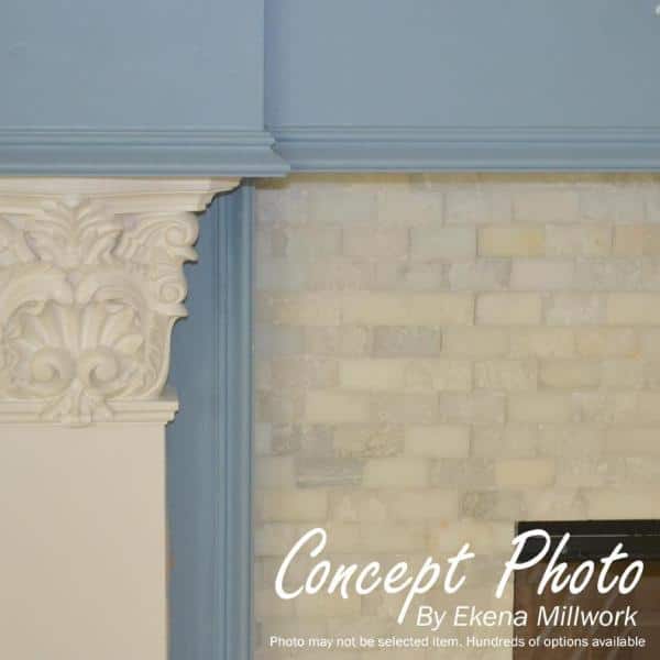 Primed White Polyurethane Corinthian Capital for Pilasters