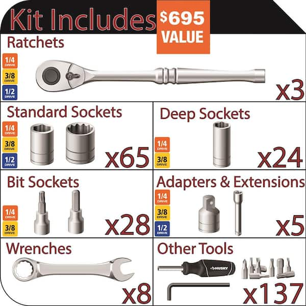 Mechanics Tool Set (270-Piece)