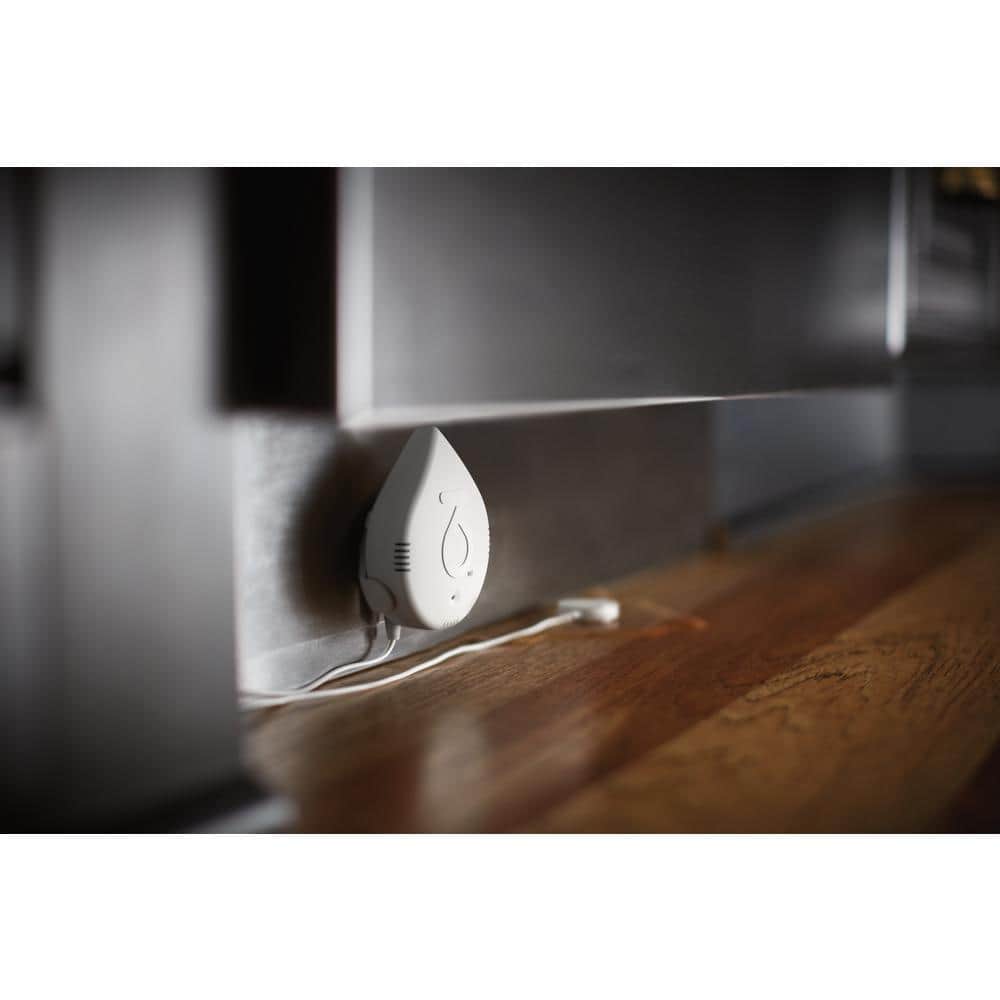 Moen Flo Smart White Battery-Powered Water Leak Detector