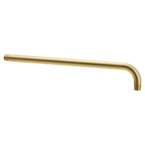 0.5 in. J-Shaped Shower Arm in Brushed Gold