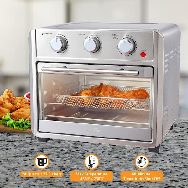Brentwood 1 qt. White Small Electric Air Fryer with Built-in Timer and Temp  Control 985115744M - The Home Depot