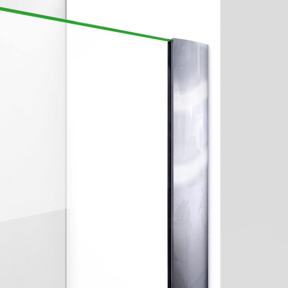 Elegance-LS Chrome Frameless Pivot Shower Door with Clear Glass