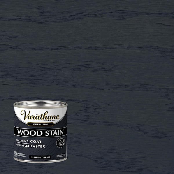 All-In-One Gel Stain, Oil Based with Topcoat, No Sanding Required, Walnut, 8oz, Size: 8 fl oz, Brown