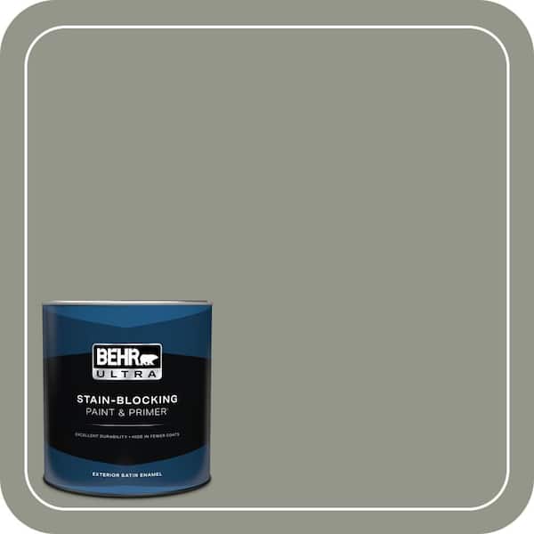 BEHR ULTRA 1 qt. #ECC-36-1 Shady Willow Satin Enamel Exterior Paint & Primer
