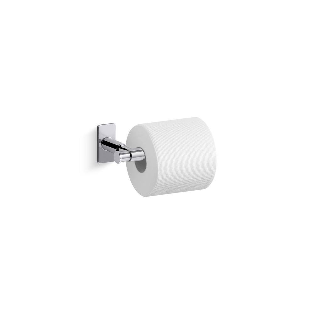 Polished Chrome Wall Mounted Toilet Paper Holder