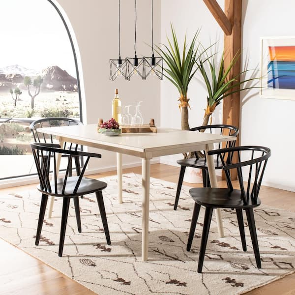 Blanchard Black Wood Dining Chair (Set of 2)
