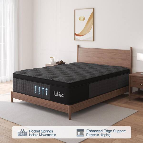 Duchessz Twin Size Medium Firm 10 in. Cool Gel Memory Foam