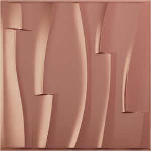 19 5/8 in. x 19 5/8 in. Brick Wave EnduraWall Decorative 3D Wall Panel, Champagne Pink (Covers 2.67 Sq. Ft.)