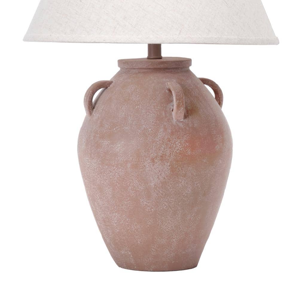 Kavala 29" White Resin Urn Table Lamp