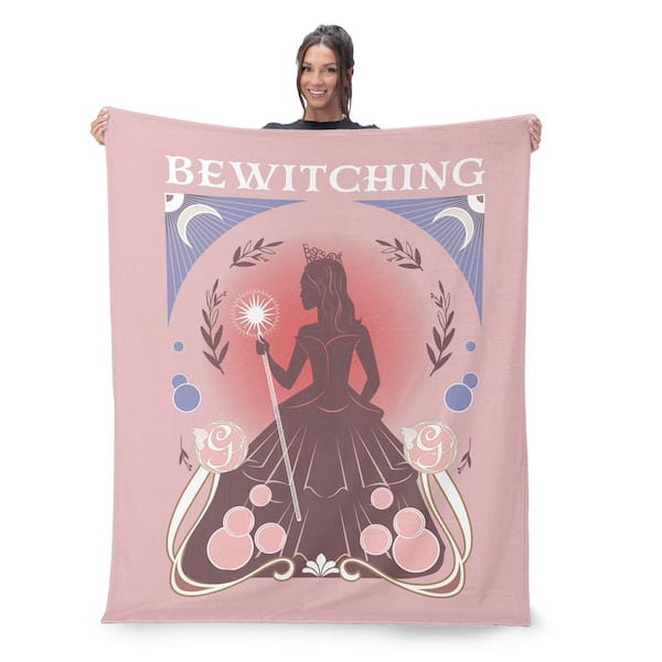 Wicked Bewitching Silk Touch Sherpa Multicolor Throw Blanket 50 x 60 in.