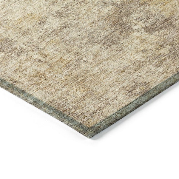 Chantille Machine Washable Indoor/Outdoor Abstract ACN2061 Taupe 5 ft. x 7 ft. 6 in. Area Rug