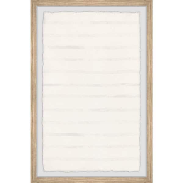 Unbranded "Faint Lines" by Marmont Hill Framed Abstract Art Print 45 in. x 30 in.