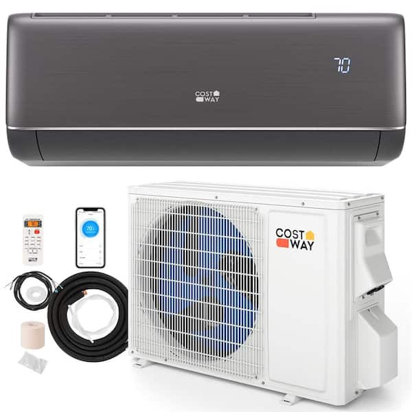 1-Zone 12000-BTU 22 SEER Ductless Mini Split Heat Pump with 13 ft. Lines Wifi Enabled 115-Volt