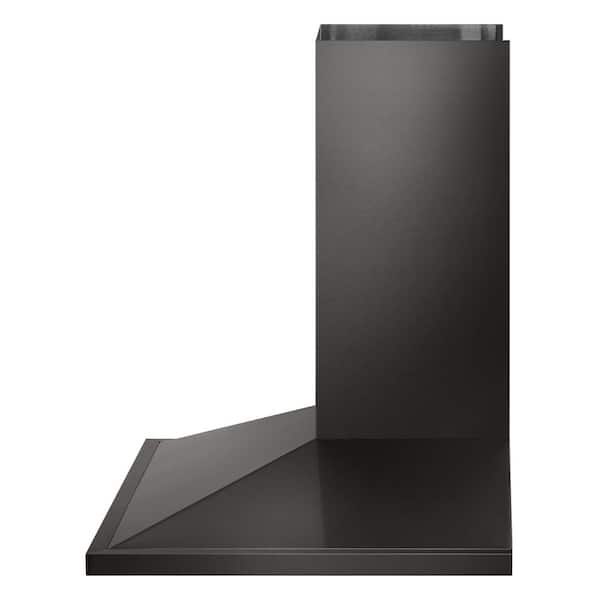 LG 30 in. Smart Wall Mount Range Hood with LED Lighting in Black Stainless  Steel HCED3015D - The Home Depot