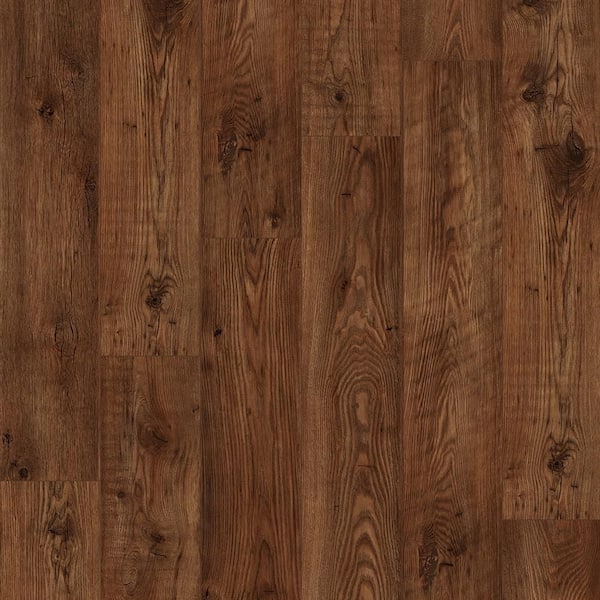 Take Home Sample-Drayton Valley Chestnut Brown Waterproof Laminate Wood Flooring