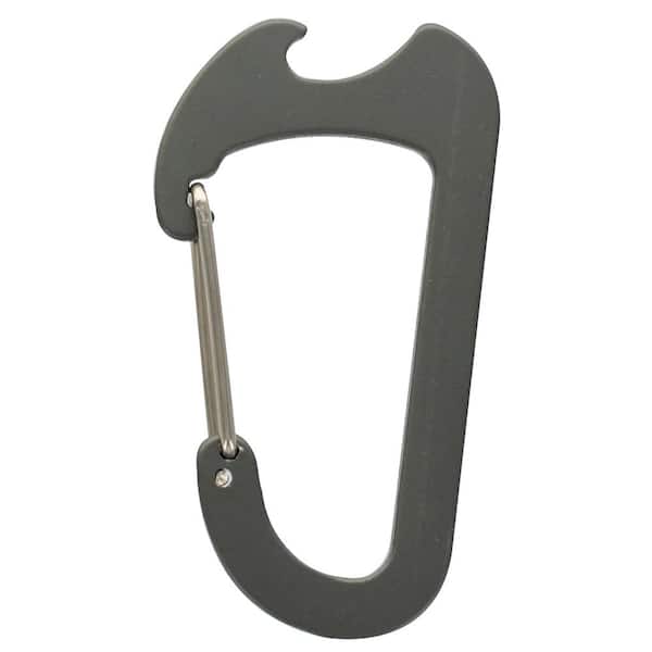 4pcs 3 Locking Hook Aluminum D Ring Clip Screw Gate Keychain, Black Orange  - Black, Orange - Bed Bath & Beyond - 37829658
