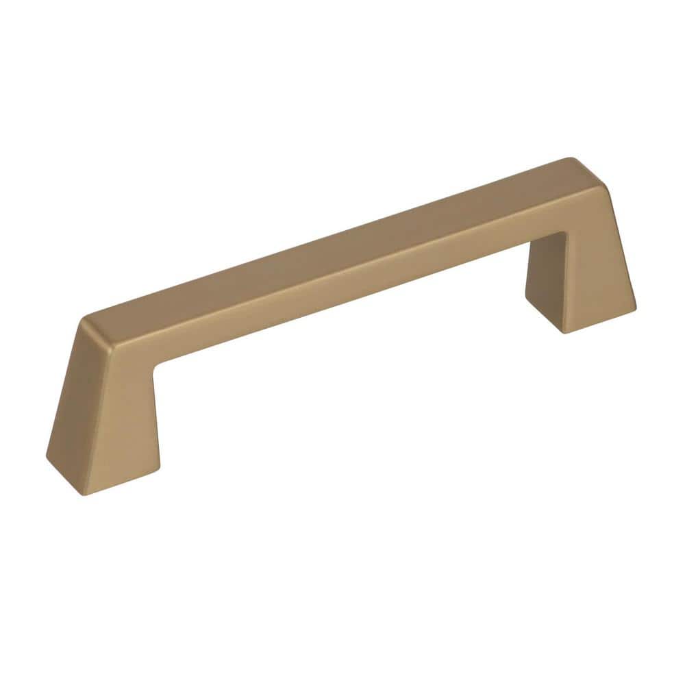 Blackrock 3-3/4 in. (96mm) Modern Golden Champagne Arch Cabinet Pull