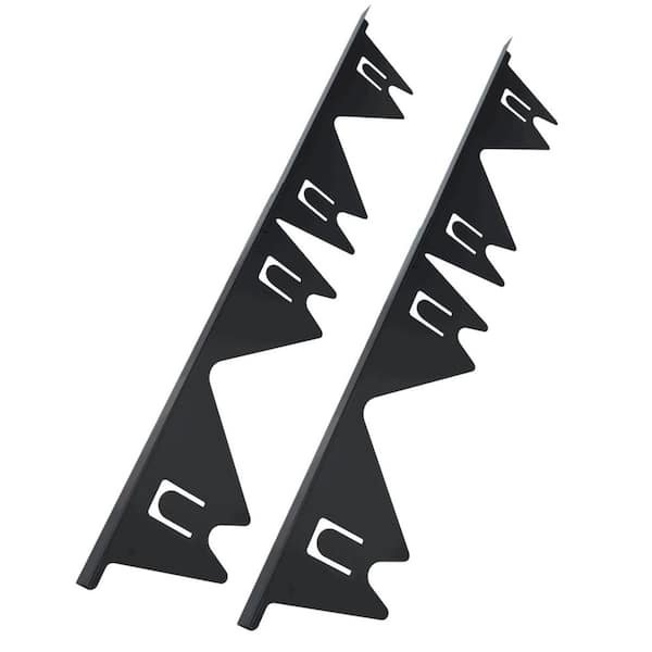 2-Pack Black Stainless Steel Stove Gap Covers, Stove Gap Filler Easy Retractable Length 13.8 in. to 27.5 in.