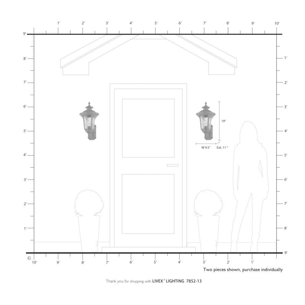 Oxford White Aluminum Outdoor Wall Sconce with Bell Shade