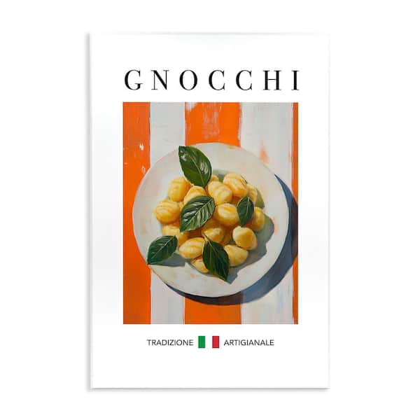Traditional Gnocchi Pasta by Andreas Magnusson Unframed Food Graphic Art Print 19 in. x 13 in.