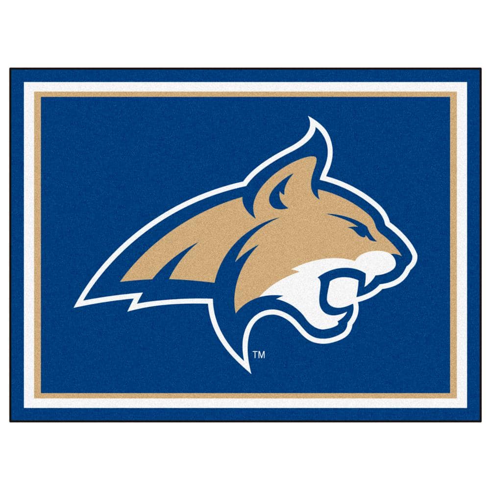FANMATS NCAA - Montana State University Blue 10 ft. x 8 ft. Indoor  Rectangle Area Rug 20227 - The Home Depot