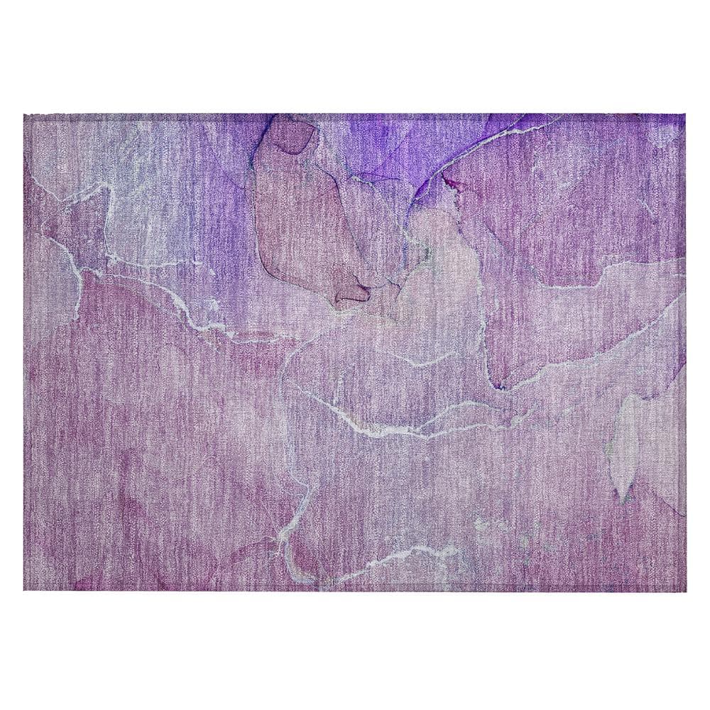 Chantille ACN511 Purple 1 ft. 8 in. x 2 ft. 6 in. Machine Washable Indoor/O