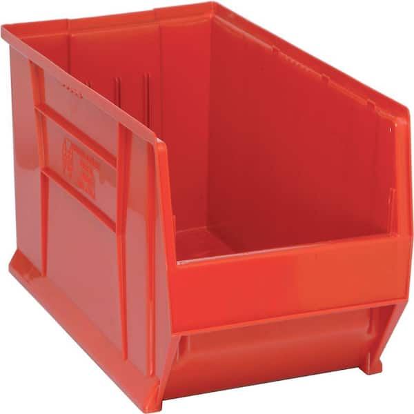 30 in. Quantum Hulk 28 Gal. Storage Tote in Red (1-Pack)