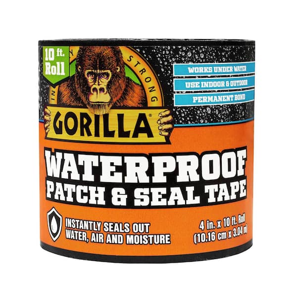 Gorilla 10 ft. Waterproof Patch and Seal Tape Black