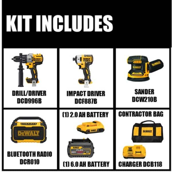 Reviews for DEWALT 20V MAX Cordless Brushless 2 Tool Combo Kit 5