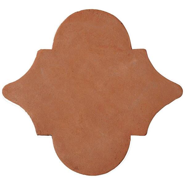 Solistone Handmade Terra Cotta Medallion 6-1/2 in. x 6-1/2 in. Floor and Wall Tile (1.25 sq. ft. / case)