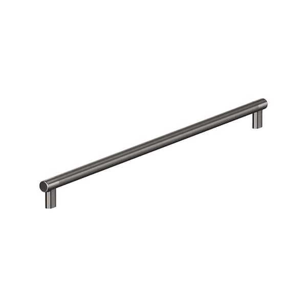 Amerock Bronx 24 in. (610mm) Modern Gunmetal Bar Appliance Pull