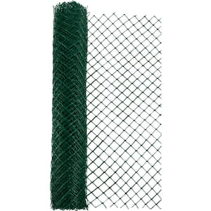 4 ft. x 50 ft. Green Heavy Duty Diamond Link Temporary Fencing