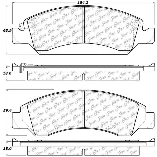 Centric Parts Disc Brake Pad Set