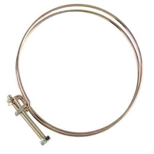 4 in. Steel Hose Clamp Dust Collector Accessory