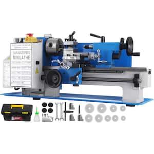 Metal Lathe 7 In. x 12 In. Precision Mini Metal Lathe 2250 RPM 400 Watt Variable Speed Mini Lathe Precision Bench Lathe