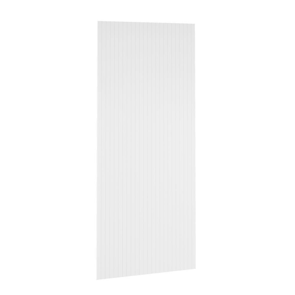 Hampton Bay Denver White Paint 48x96x.25 in. Bead Board End Panel HKD ...