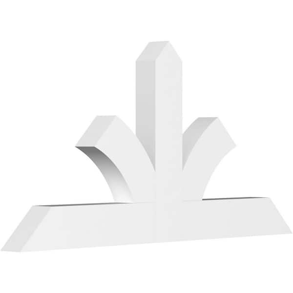 Ekena Millwork Richland 60 in. W x 30 in. H x 4 in. D Signature Polyurethane Bracket