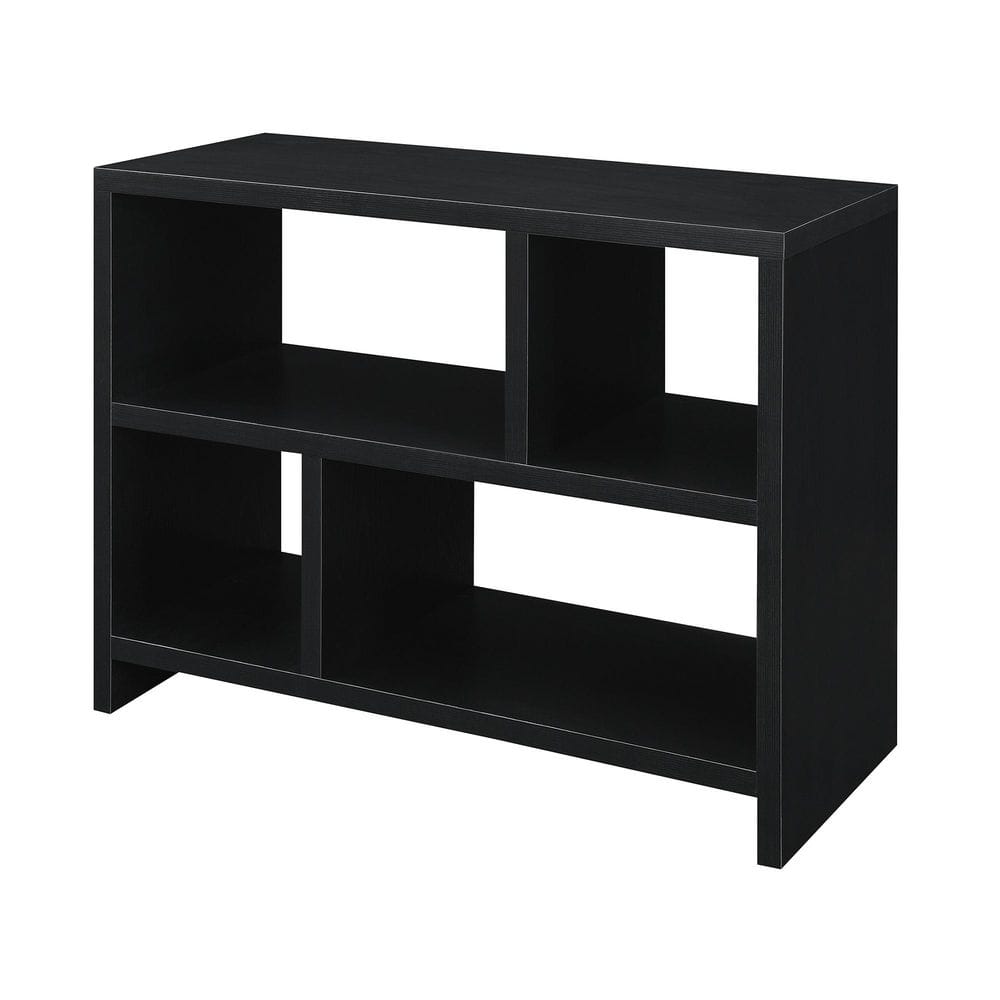 Northfield Modern Black 3-Tier Console Bookcase