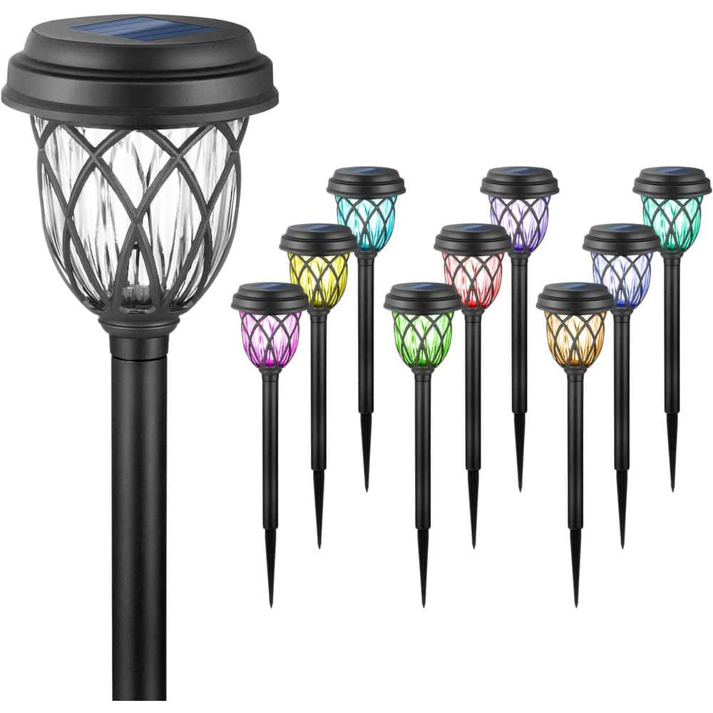 solar color changing outdoor lights