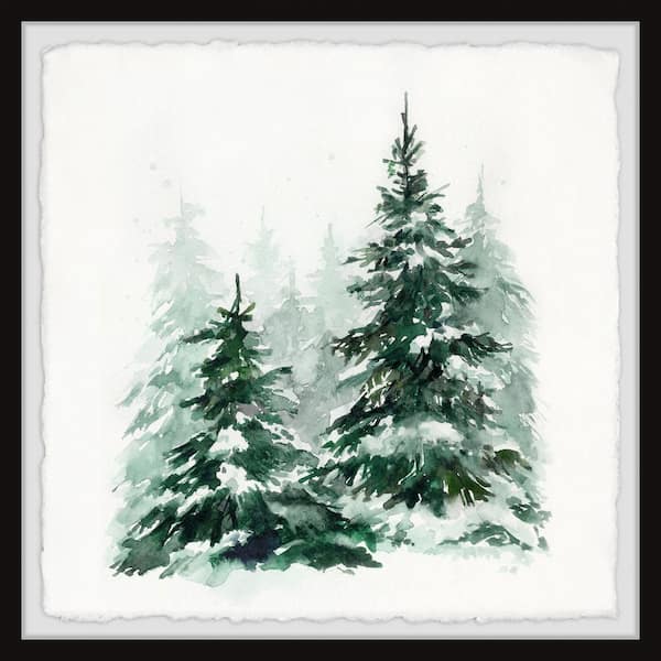 The Color of Winter by Marmont Hill Framed Nature Art Print 12 in. x 12  in. .